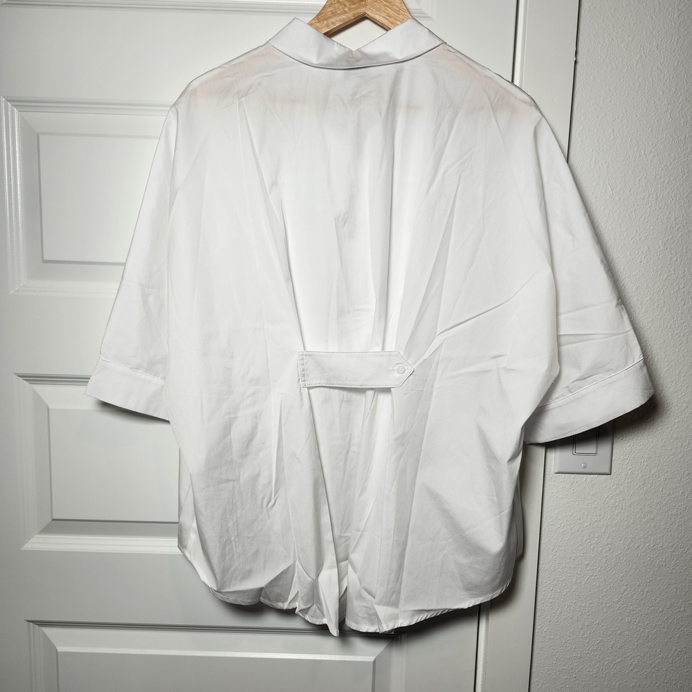 NWT Harshman Monet Cotton White Blouse Size 2XL - Picture 7 of 8